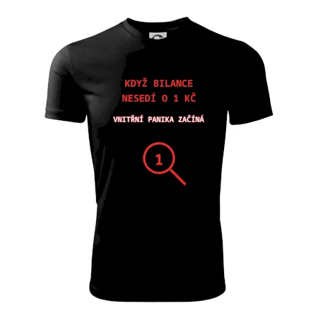 Bilance nesedí o 1 Kč