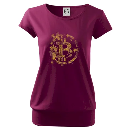 Logo bitcoin puzzle