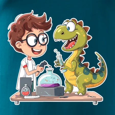 Chemik a dinosaurus - kluk