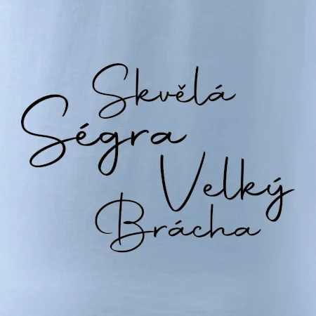 Velký brácha - nápis na zádech