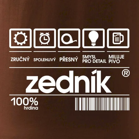 Čárový kód zedník