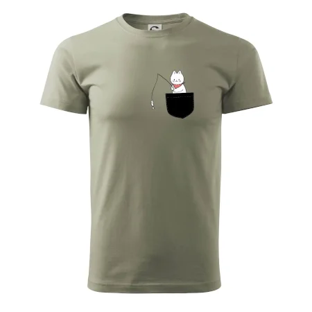 Kočka s rybou v kapse