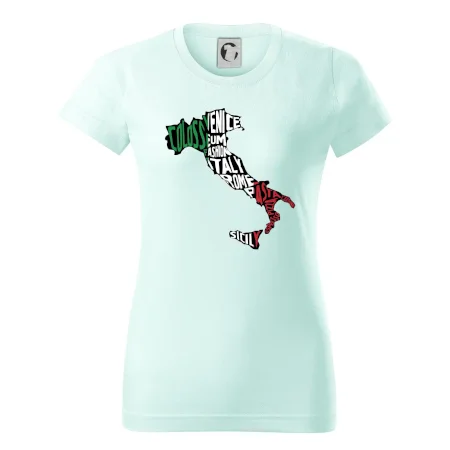 Mapy - názvy měst - Italie