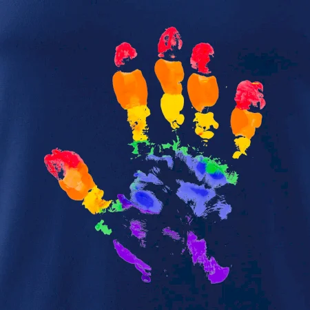 LGBT hand print
