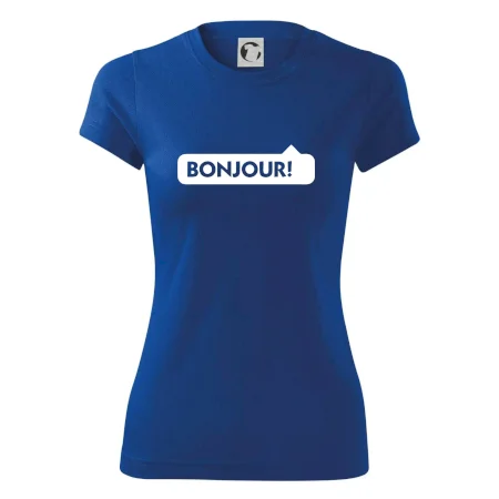Nápis Bonjour