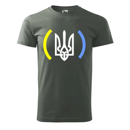 Ukrajina trojzubec s barvami