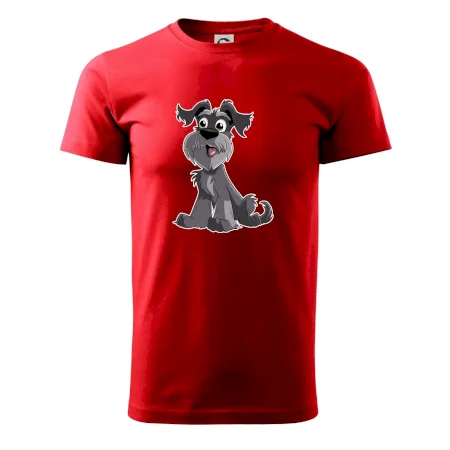 Knírač kreslený sedící