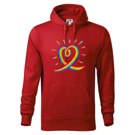 Srdce pride duha kreslená