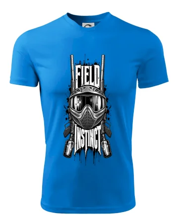 Černobílá maska field instinct paintball