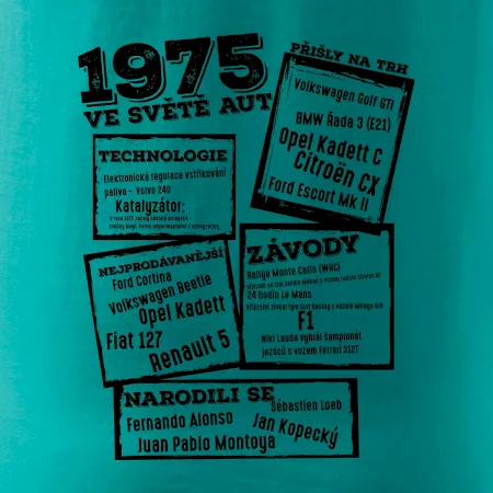 V kostce pro fanouška automobilismu 1975