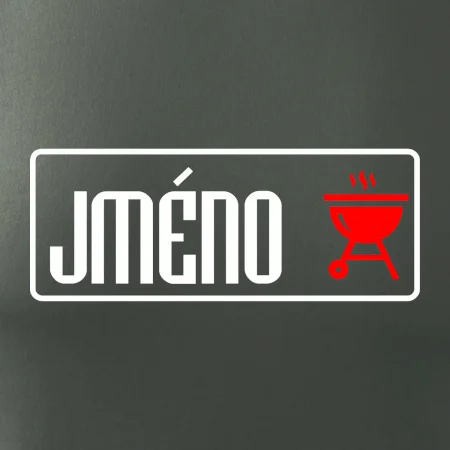 Triko na grilování s vlastním jménem