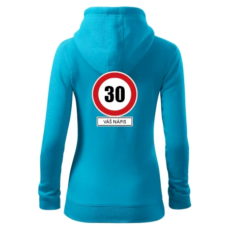 Dopravní značka - rychlost 30 - váš nápis
