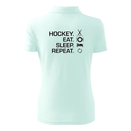 Pozemní hokej eat sleep repeat