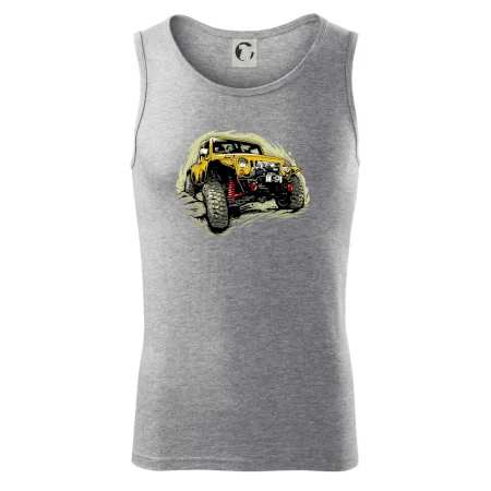 Žlutý offroad s navijákem