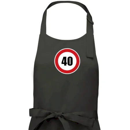 Dopravní značka - omezení rychlosti 40
