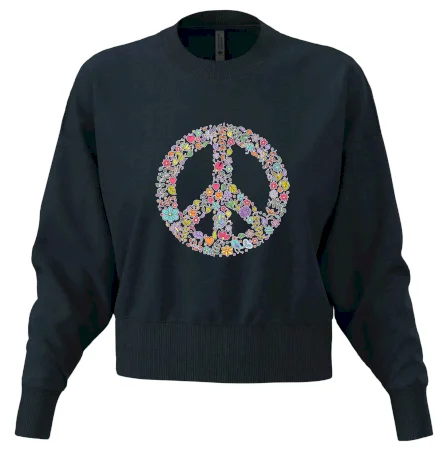 Peace symbol lístečky