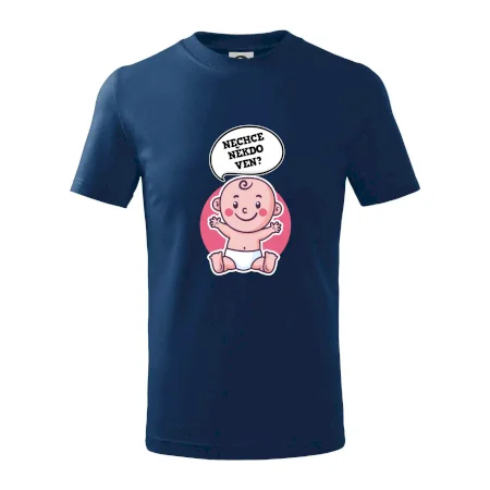Nechce někdo ven - Triko pro porodní asistentku
