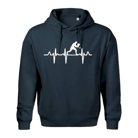 EKG stolní tenista stojící