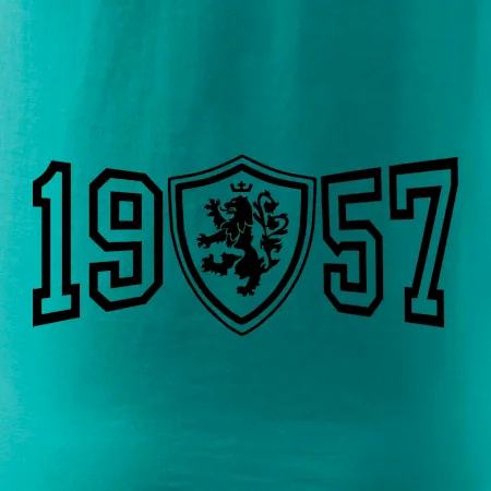 Narozeninový motiv - znak - 1957