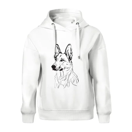 Německý ovčák černá kresba