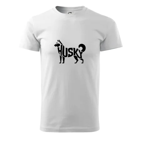 Husky nápis v těle