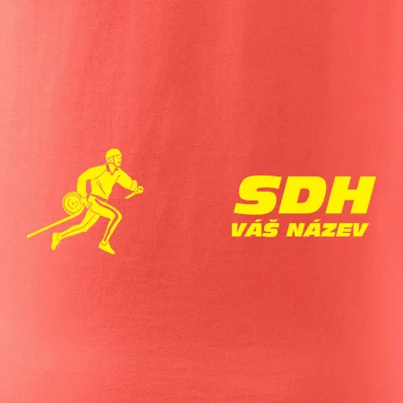 Hasičský sport SDH + váš název ŽLUTÁ