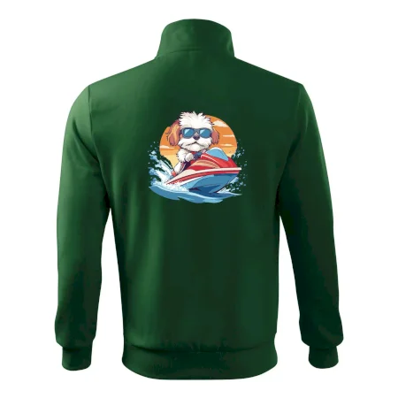 Bišonek na vodním skútru
