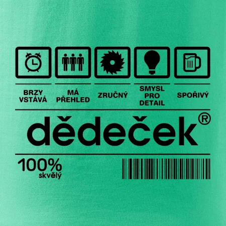 Čárový kód dědeček