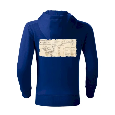 Mapa Báňské dráhy z Moravské Ostravy do Doubravy