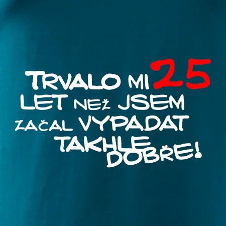 Trvalo mi 25 let než jsem začal vypadat takhle dobře