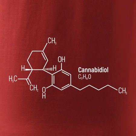 Molekulární struktura CBD (Canabidiol)