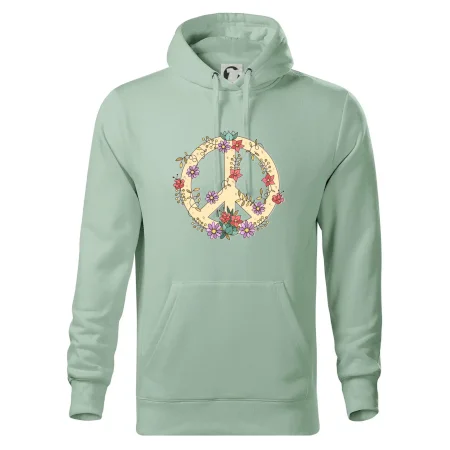 Peace symbol pískový