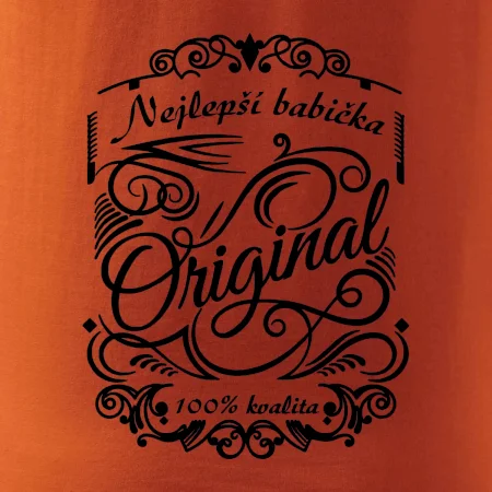 Vintage nejlepší babička  100% kvalita