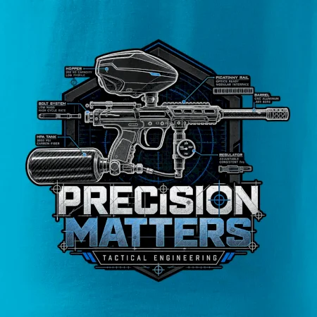 Technický nákres precision matters paintball