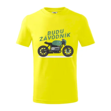 Budu závodník  zelený cafe racer