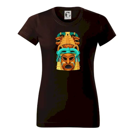 Mayové maska s pyramidou