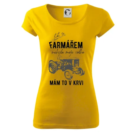 Stát se farmářem nebyla moje volba