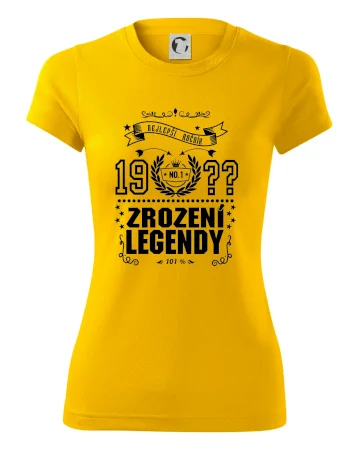Zrození legendy - pro všechny - vlastní letopočet