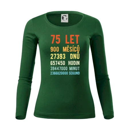 Narozeniny 75 přepočet času