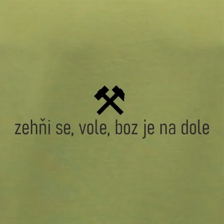 Zehňi se, vole, boz je na dole