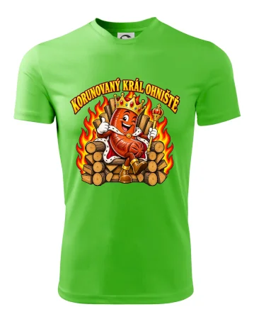 Korunovaný král ohniště