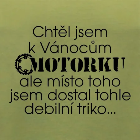 Chtěl jsem dostat motorku - Vánoce