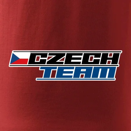 Czech team s vlajkou - Mistrovství světa v ledním hokeji 2026