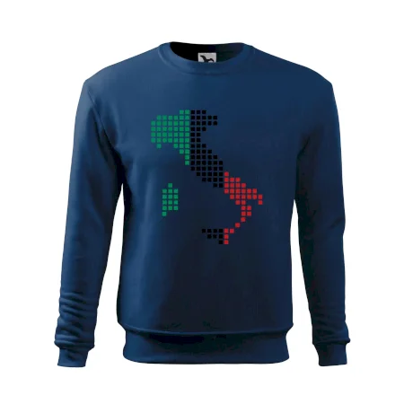 Itálie obrys vlajka