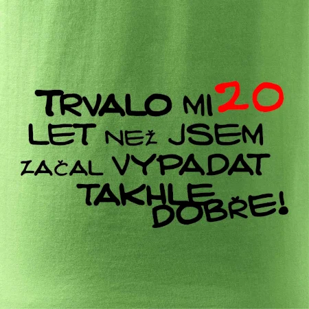 Trvalo mi 20 let než jsem začal vypadat takhle dobře