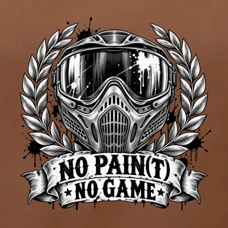 Motiv no paint no game s maskou