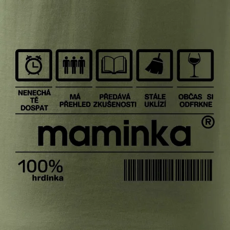 Čárový kód tatínek / Maminka