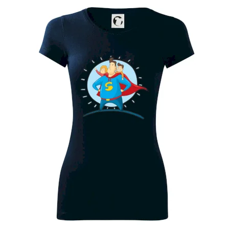 Táta superman - holka a kluk