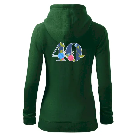 Květinové číslo kreslené - 40