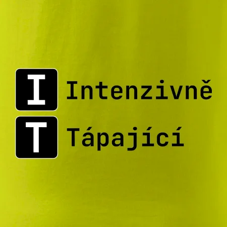 IT Nápis Intenzivně Tápající
